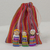 Cotton figurines, 'The Worry Doll League' (set of 12) - Set of 12 Guatemalan Worry Dolls with Pouch in 100% Cotton (image 2) thumbail