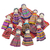 Cotton figurines, 'Worry Doll Dancers (set of 12) - Hand Made Cotton Figurines and Bag (Set of 12) Guatemala (image 2d) thumbail