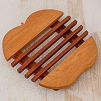 Cedar wood trivet, Sweet Apple