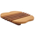 Cedar wood trivet, 'Sweet Apple' - Cedar Wood Trivet Apple Shape from Guatemala (image 2c) thumbail