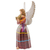 Ceramic figurine, 'Angel from San Rafael Petzal' (11 inch) - Handcrafted Angel Ceramic Sculpture 11.75 Inches Tall (image 2d) thumbail