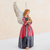 Ceramic figurine, 'Angel from Solola' (11 inch) - Guatemalan Handcrafted Ceramic Angel (11 Inch) (image 2b) thumbail