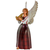 Ceramic sculpture, 'Angel of Tamahu' - Ceramic Sculpture of an Angel in a Red Dress Guatemala (image 2a) thumbail