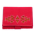 Leather wallet, 'Lively Culture in Paprika' - Geometric Leather Wallet in Paprika from Nicaragua (image 2a) thumbail