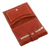 Leather wallet, 'Lively Culture in Redwood' - Geometric Leather Wallet in Redwood from Nicaragua (image 2c) thumbail