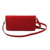 Leather sling, 'Madrone in Scarlet' - Bright Scarlet Leather Sling Bag Handmade in Nicaragua (image 2d) thumbail