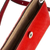 Leather sling, 'Madrone in Scarlet' - Bright Scarlet Leather Sling Bag Handmade in Nicaragua (image 2e) thumbail