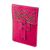 Leather portfolio, 'Ancient Zigzags' - Handcrafted Leather Portfolio in Cerise from Nicaragua (image 2b) thumbail