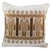 Cotton cushion cover, 'Kot, Divine Eagle' - Two-headed Maya Eagle on Alabaster Cotton Cushion Cover