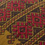 Cotton cushion cover, 'Mountain Sun' - Chili Suns Chocolate Birds on Cinnamon Cotton Cushion Cover