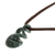 Jade pendant necklace, 'Swirl of the Sea' - Hand Made Green Jade Pendant Necklace from Guatemala (image 2c) thumbail