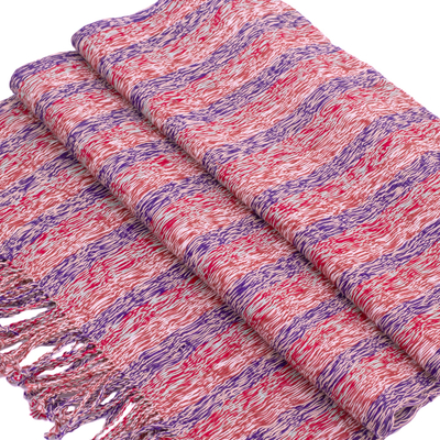 Bufanda de algodón - Bufanda 100% algodón hecha a mano en Guatemala