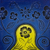 'Garden Flowers' - Guatemalan Still Life Painting of Flowers in a Blue Vase (image 2b) thumbail