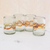 Blown juice glasses, 'Orange Reefs' (set of 4) - Hand Blown Recycled Juice Glasses (Set of 4) from Guatemala (image 2b) thumbail