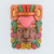 Wood wall mask, 'Mayan King' - Hand Carved Painted Mayan Wood Wall Mask from Guatemala (image 2) thumbail