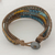 Armband aus Glasperlen, „Amatique Bay“ – Mehrfarbiges Armband aus Glasperlen aus Guatemala