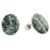 Jade stud earrings, 'Passion for Coffee in Green' - Jade and Sterling Silver Stud Earrings from Guatemala (image 2d) thumbail