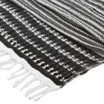 Cotton scarf, 'Dark Roads Found' - Artisan Designed and Crafted Cotton Scarf in Black