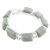 Jade link bracelet, 'Maya Treasure in Light Green' - Sterling Silver and Pale Green Jade Link Bracelet thumbail