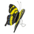 Keramikskulptur - Handgefertigte gelbe Schwalbenschwanz-Schmetterlingsskulptur aus Keramik