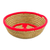 Pine needle baskets, 'Red Vibrancy' (pair) - Hand Made Pine Needle Baskets Red (Pair) from Nicaragua (image 2d) thumbail