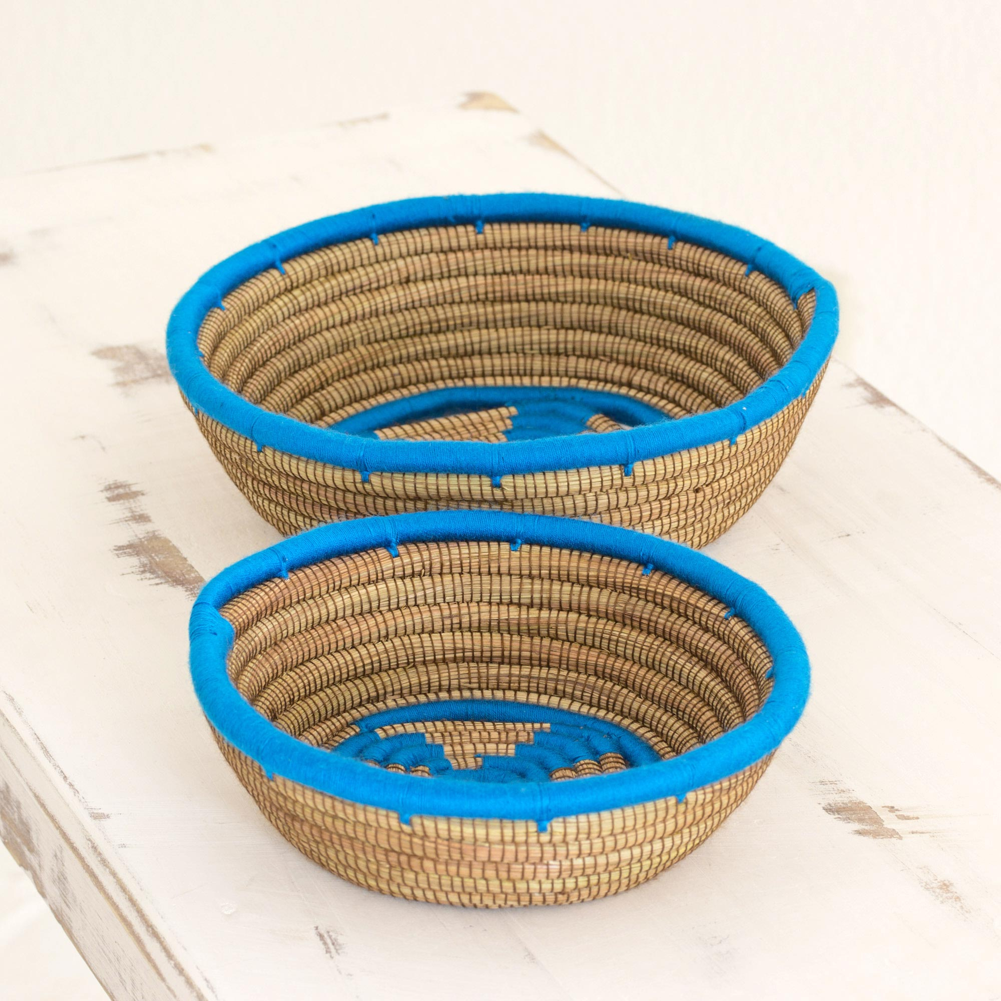 Nicaraguan Pine Needle Basket