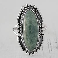 Jade cocktail ring,