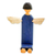 Wood sculpture, 'Sky Angel' - Hand Carved and Painted Wood Angel Sculpture from Guatemala (image 2e) thumbail