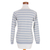 Cotton sweater, 'Wedgwood Horizon' - Women's Blue and Ivory Striped Soft Cotton Pullover Sweater (image 2f) thumbail