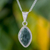 Jade pendant necklace, 'Green Gaze' - Green Jade Rope Motif Pendant Necklace from Guatemala (image 2) thumbail