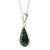 Jade pendant necklace, 'Falling Drop' - Green Jade Teardrop Pendant Necklace from Guatemala (image 2b) thumbail
