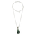 Jade pendant necklace, 'Falling Drop' - Green Jade Teardrop Pendant Necklace from Guatemala (image 2c) thumbail