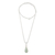 Jade pendant necklace, 'Pale Green Tear' - Light Green Teardrop Jade Pendant Necklace from Guatemala (image 2c) thumbail