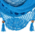Cotton hammock swing chair, 'Above the Sea' - Single Cotton Hammock Swing in Cerulean from Nicaragua (image 2b) thumbail