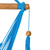 Cotton hammock swing chair, 'Above the Sea' - Single Cotton Hammock Swing in Cerulean from Nicaragua (image 2c) thumbail