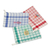 Cotton dish towels, 'Fresh Color' (set of 3) - Multicolor Plaid Cotton Dish Towels (Set of 3)
