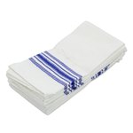 Cotton napkins, 'Peaceful Stripes' (set of 6) - Striped 100% Cotton Napkins from Guatemala (Set of 6)