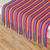 Cotton table runner, 'Rainbow Colors' - Multicolor Striped Cotton Table Runner from Guatemala (image 2b) thumbail
