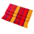 Cotton table runner, 'Sunset Glory' - Multicolor Striped Cotton Table Runner from Guatemala (image 2a) thumbail