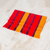 Cotton table runner, 'Sunset Glory' - Multicolor Striped Cotton Table Runner from Guatemala (image 2b) thumbail