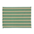 Cotton placemats, 'Celadon Trails' (set of 6) - Six Striped Cotton Placemats in Celadon from Guatemala (image 2c) thumbail