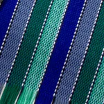 Cotton placemats and napkins, 'Colors of the Sea' (set of 6) - Set of 6 Cotton Placemats and Napkins in Blue from Guatemala