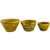 Recycled paper decorative bowls, 'Passion For Life' (set of 3) - Three Recycled Paper Decorative Bowls from Guatemala (image 2a) thumbail