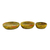 Recycled paper decorative bowls, 'Words of Gratitude' (set of 3) - Three Recycled Paper Decorative Bowls from Guatemala (image 2c) thumbail