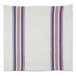 Cotton napkins, 'Dinner Guest' (set of 6) - Striped 100% Cotton Napkins from Guatemala (Set of 6)