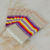 Cotton napkins, 'Sunset Dinner' (set of 6) - Striped 100% Cotton Napkins from Guatemala (Set of 6) thumbail