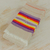 Cotton napkins, 'Sunset Dinner' (set of 6) - Striped 100% Cotton Napkins from Guatemala (Set of 6) (image 2b) thumbail