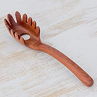 Featured review for Wood spaghetti spoon, Home Cooking