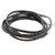 Leather wrap bracelet, 'Elegant Style' - Black Braided Leather Wrap Bracelet from Guatemala