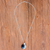 Reversible jade pendant necklace, 'Partial Eclipse' - Reversible Jade Crescent Pendant Necklace Guatemala (image 2c) thumbail